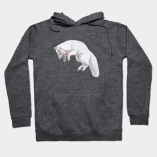 Arctic Fox Pounce Hoodie